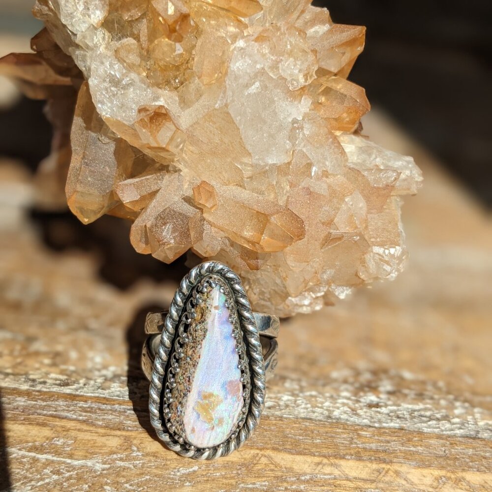 Opal ring - Picture 3 of 7